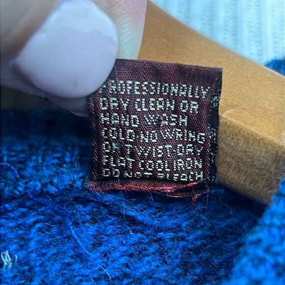 Nordstrom Vintage Men’s XXL 2XL Lambswool Sweater Crewneck Made in Italy - Picture 5 of 8